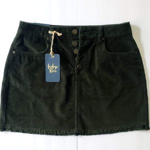 Indigo Rein Corduroy Mini Skirt Sz 7